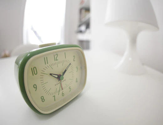 Kikkerland Retro Alarm Clock Green
