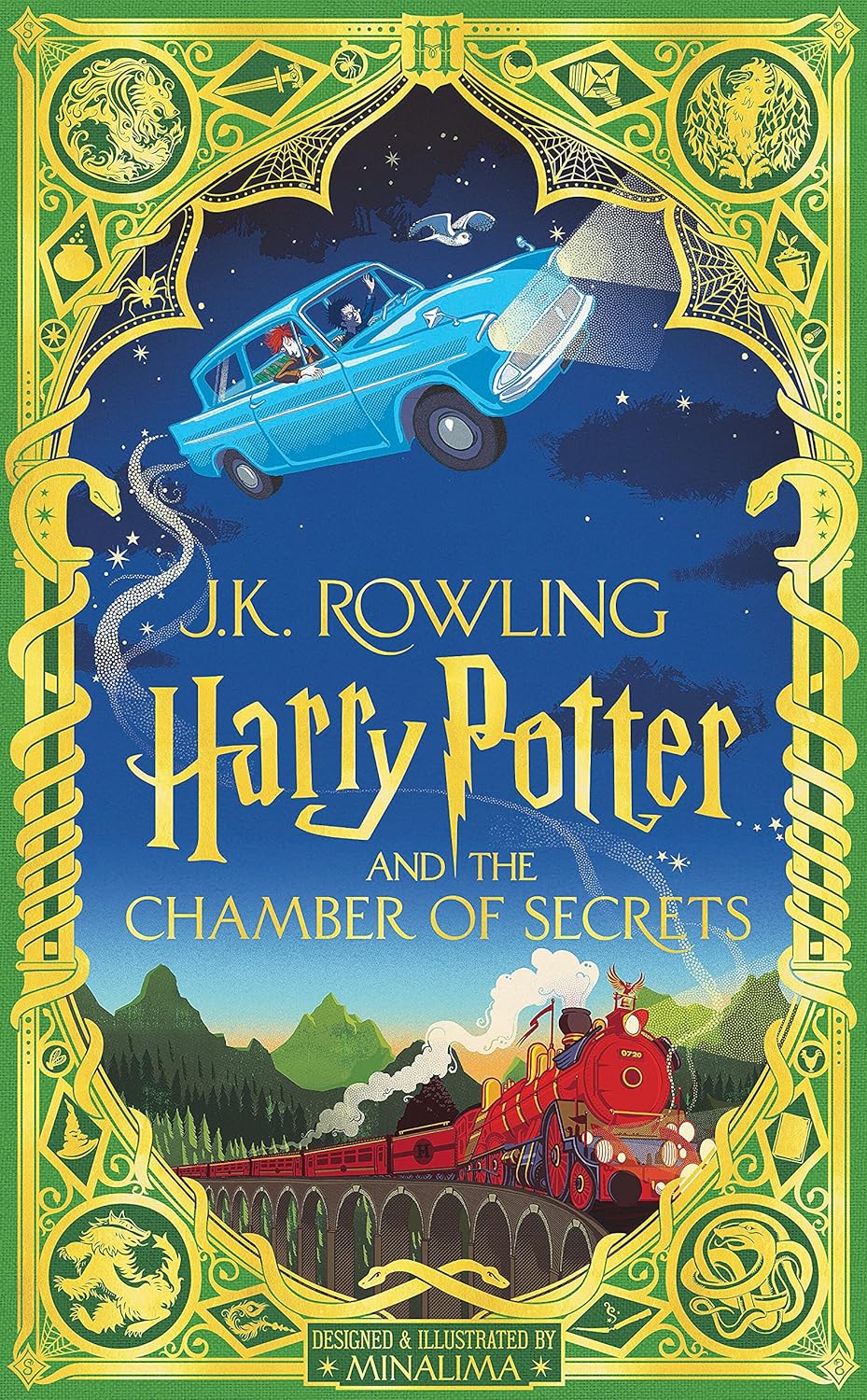 Harry Potter And The Chamber Of Secrets (Harry Potter Book 2) (Minalima Edition)