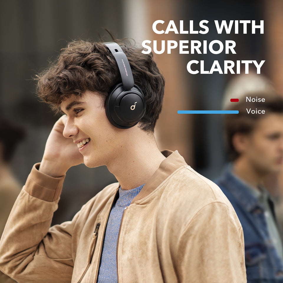 سماعات Soundcore OH Life Q30 40H مزودة بخاصية HANC - سوداء