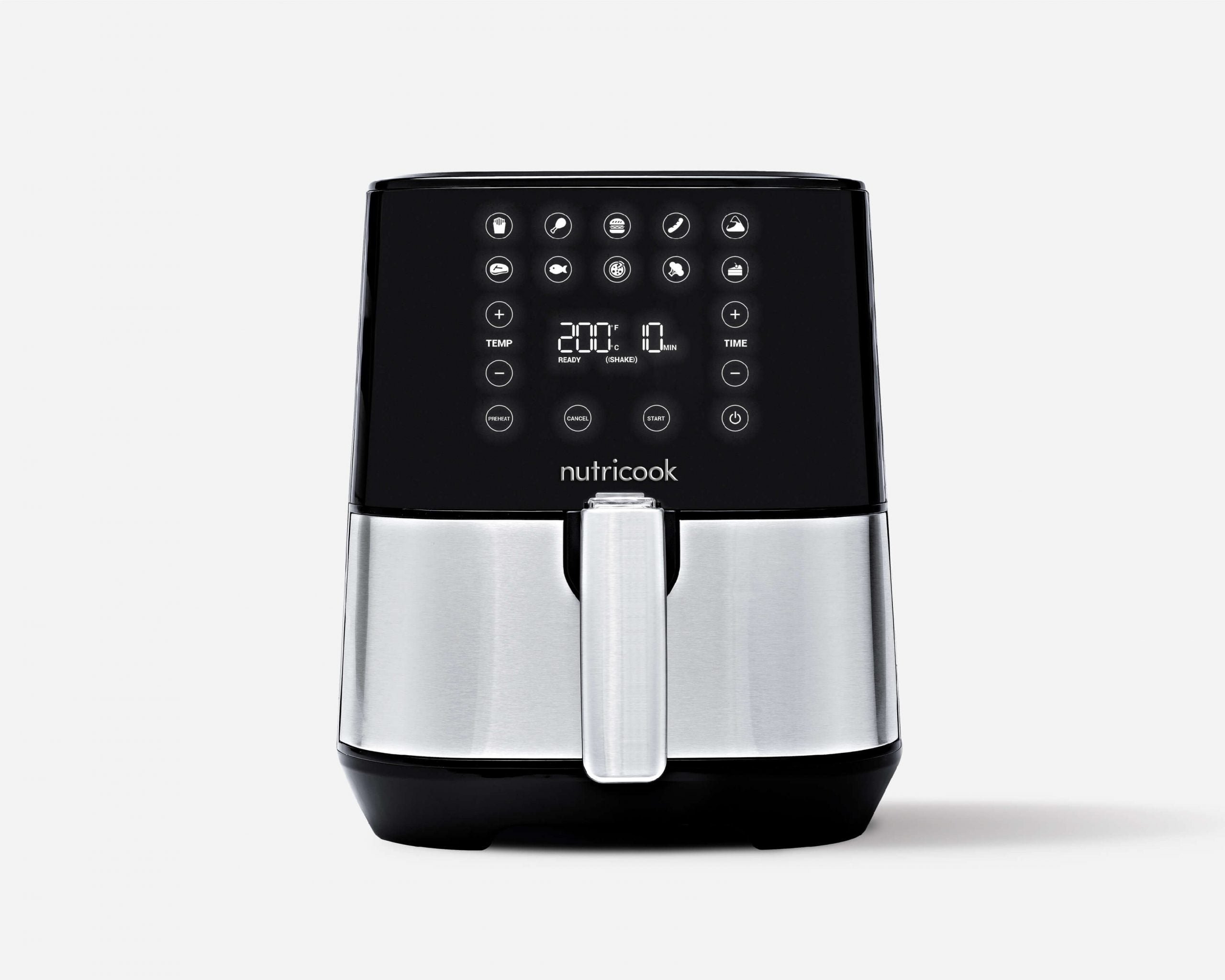 Nutricook Air Fryer, 1700W Aluminium colour NC-AF205