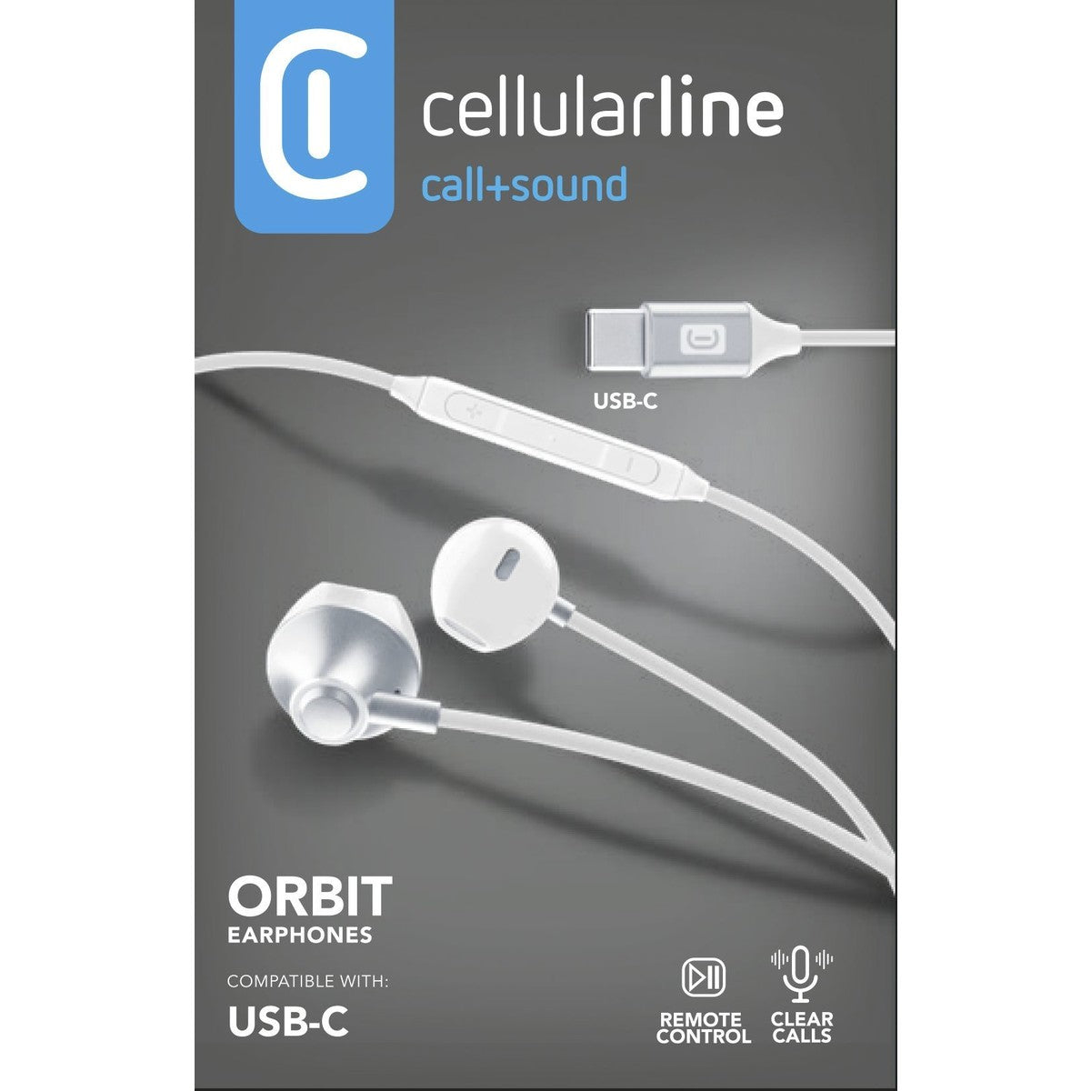 Cellularline Type - C Earphones In-Ear White