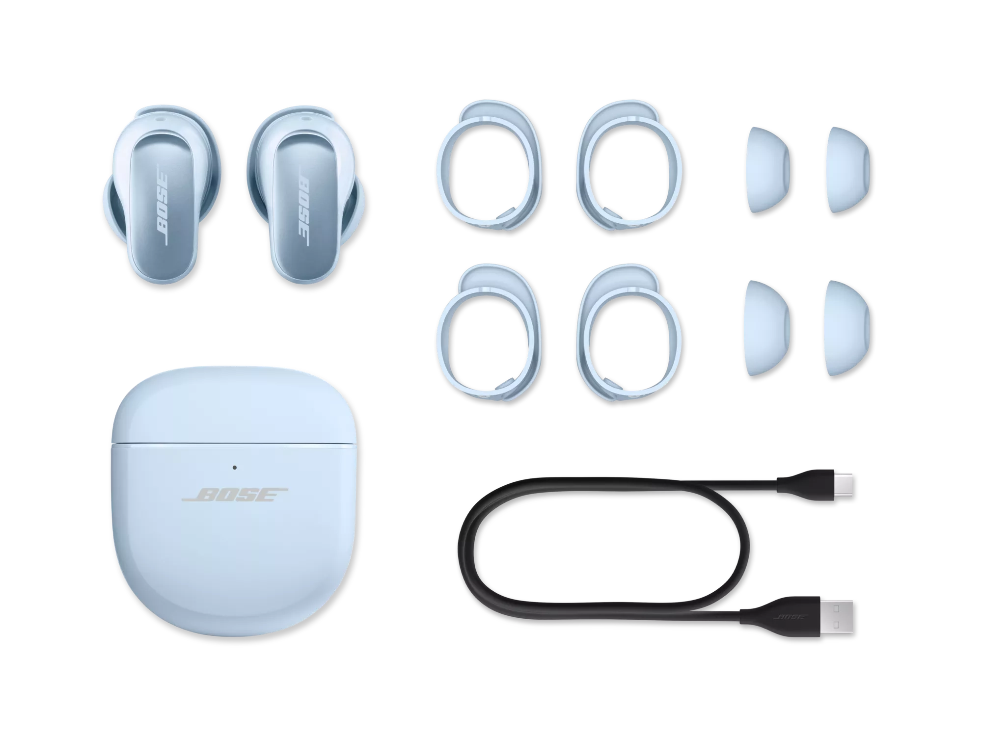 Bose QuietComfort Ultra Wless Noise Cancelling Earbuds BLU