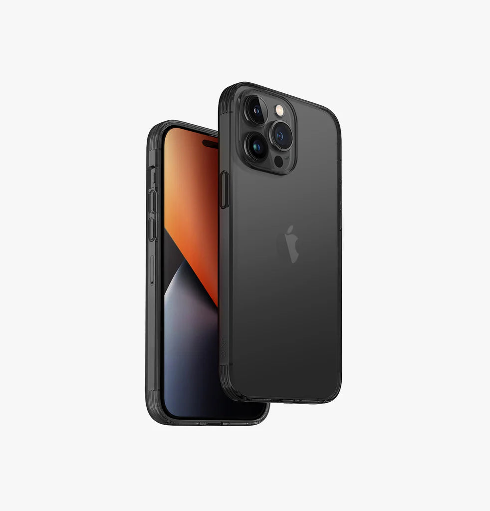 Uniq Hybrid iPhone 14 Pro Max Air Fender Smoked Grey