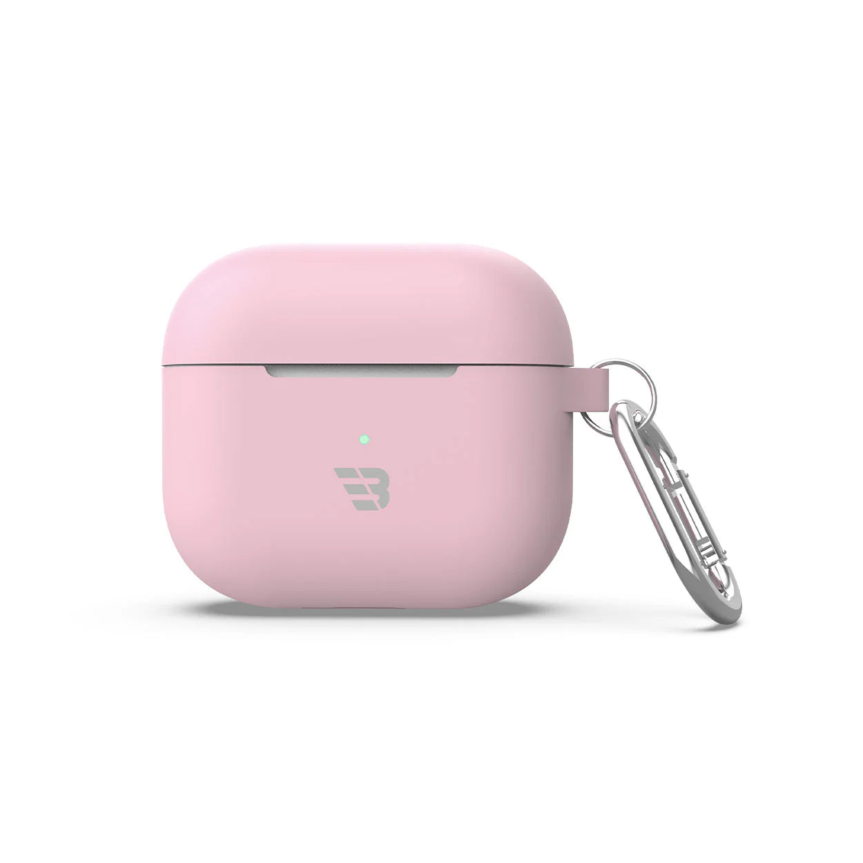 Baykron PT-P148 Airpod pro 3 Silicone Case W/Carabiner Pink