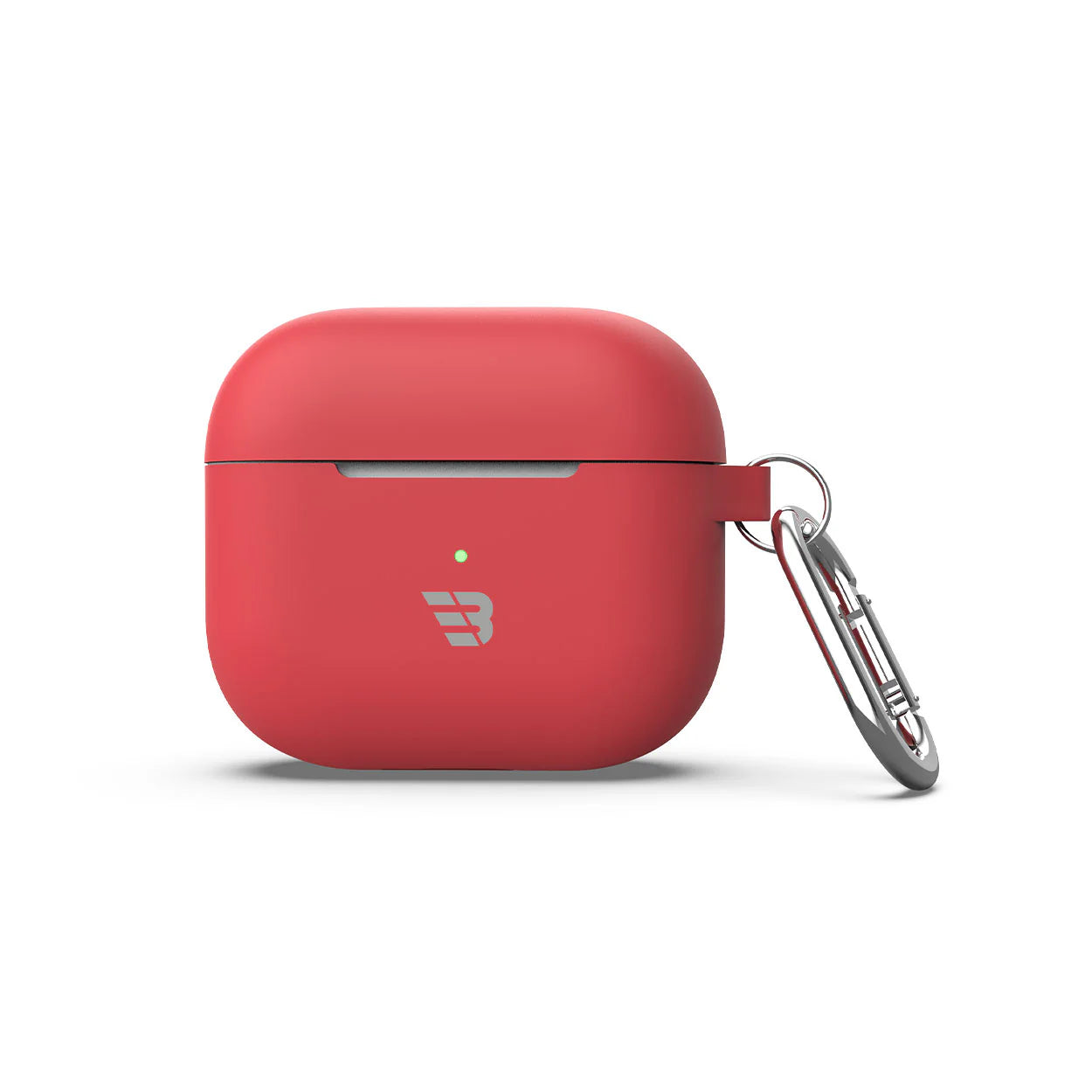 Baykron PT-P148 Airpod pro 3 Silicone Case W/Carabiner RED