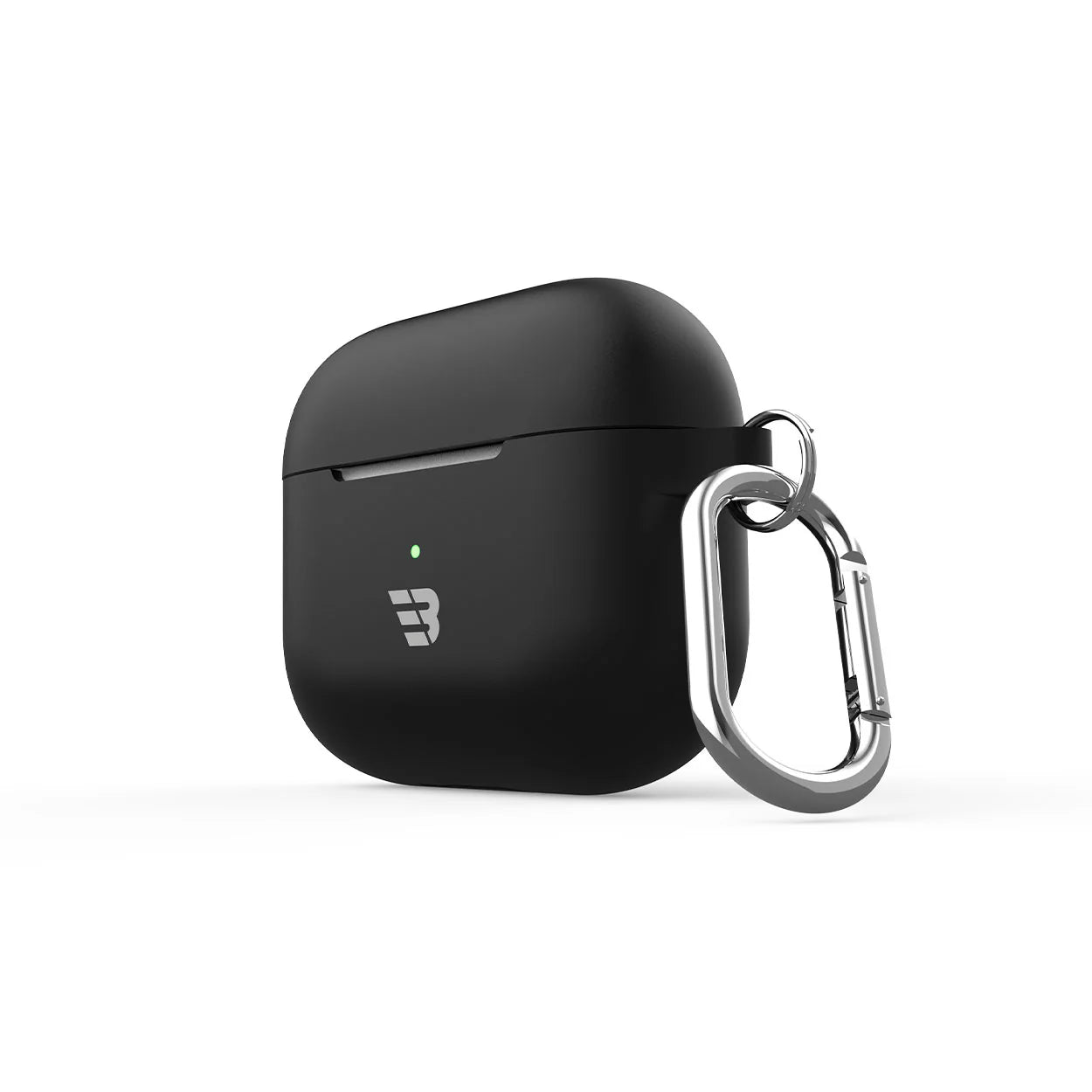 Baykron Airpod pro 3 Silicone Case W/Carabiner Black