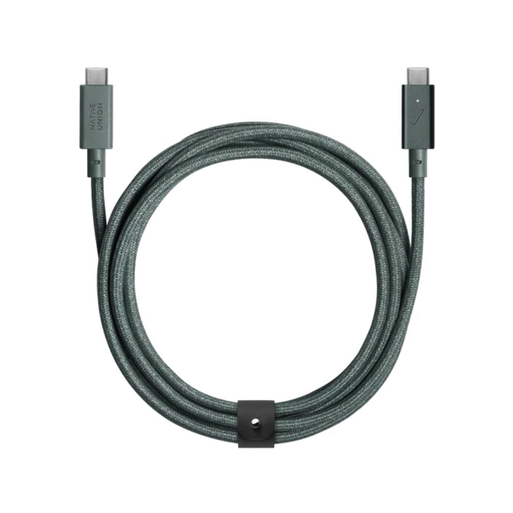 Native Union Belt Cable Type C C Pro 2.4M 240W Slate Green