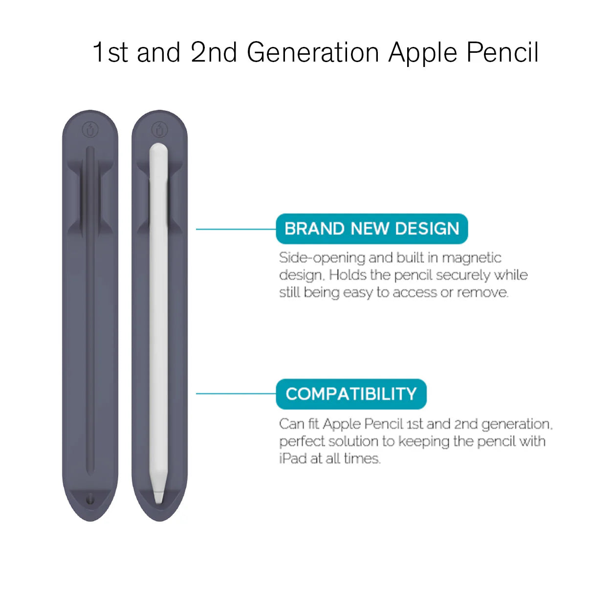 Baykron BA-PT112-NVY Apple pencil holder navy