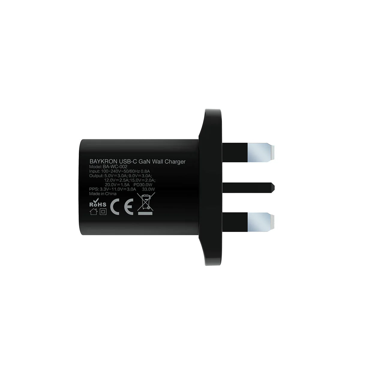 Baykron Wall Charger GAN 33 UK Plug