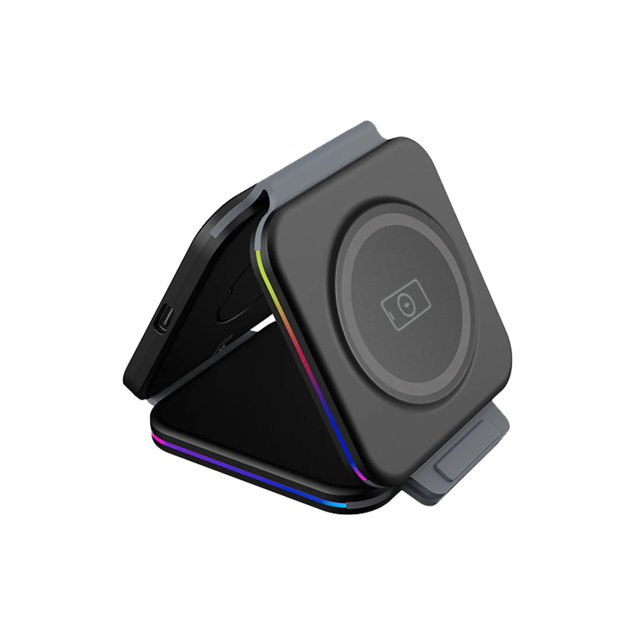 Baykron Foldable wireless charger Black color