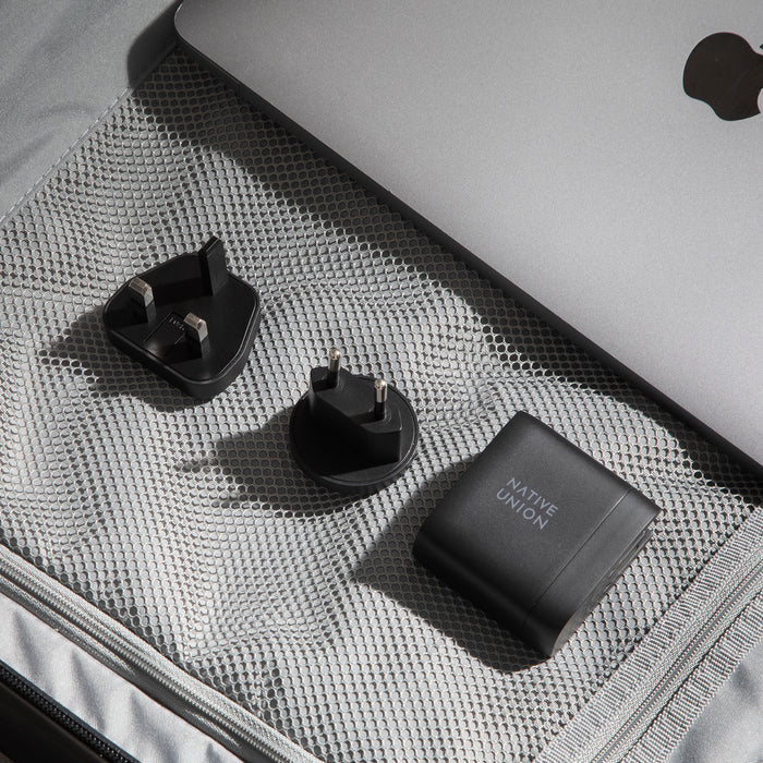 Native Union Fast Gan Charger Pd 67W Dual 2 X Usbc Black