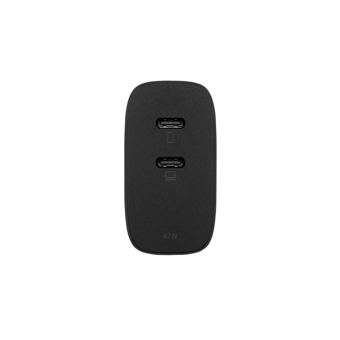 Native Union Fast Gan Charger Pd 67W Dual 2 X Usbc Black