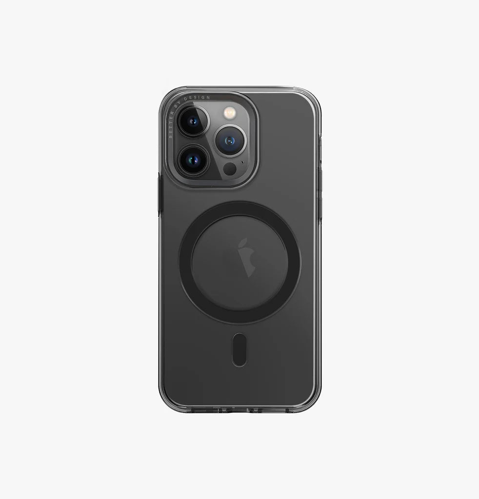 UNIQ HYBRID IPHONE PRO 2023 6.1 MAGCLICK CHARGING CALIO - SMOKED GREY TINTED