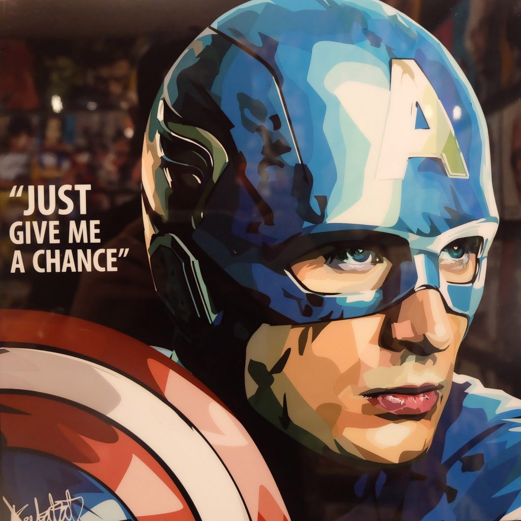 CAPTAIN AMERICA VER3 25X25