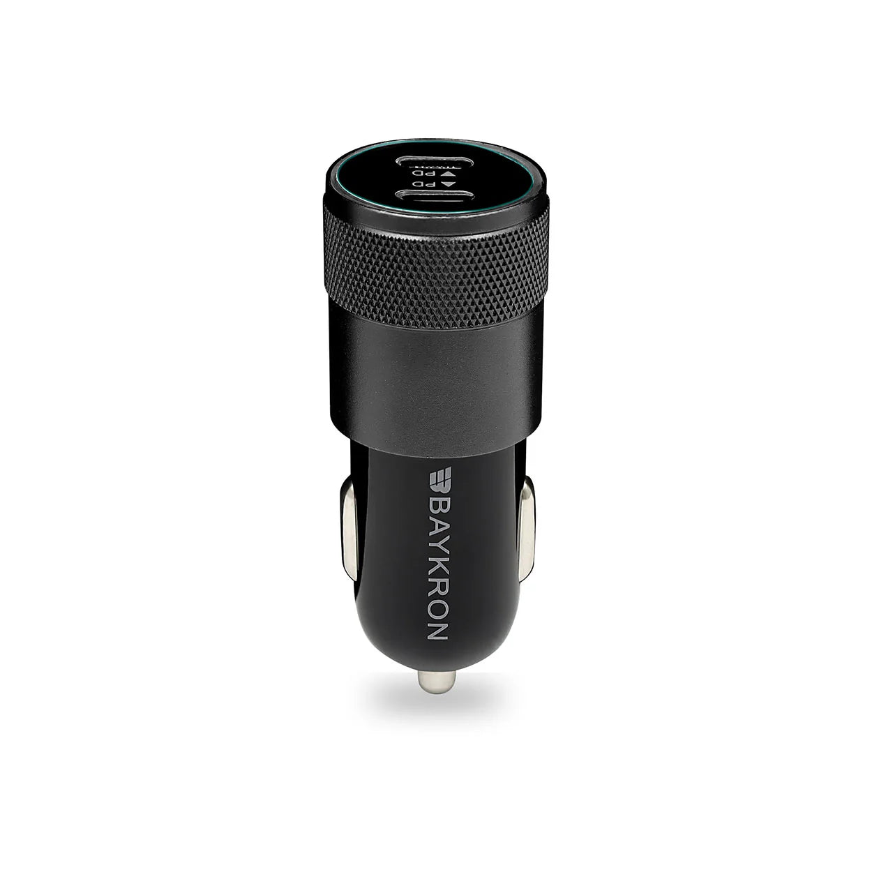 Baykron Car Charger 2 X type C Black