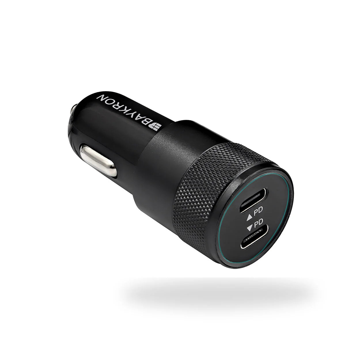 Baykron Car Charger 2 X type C Black