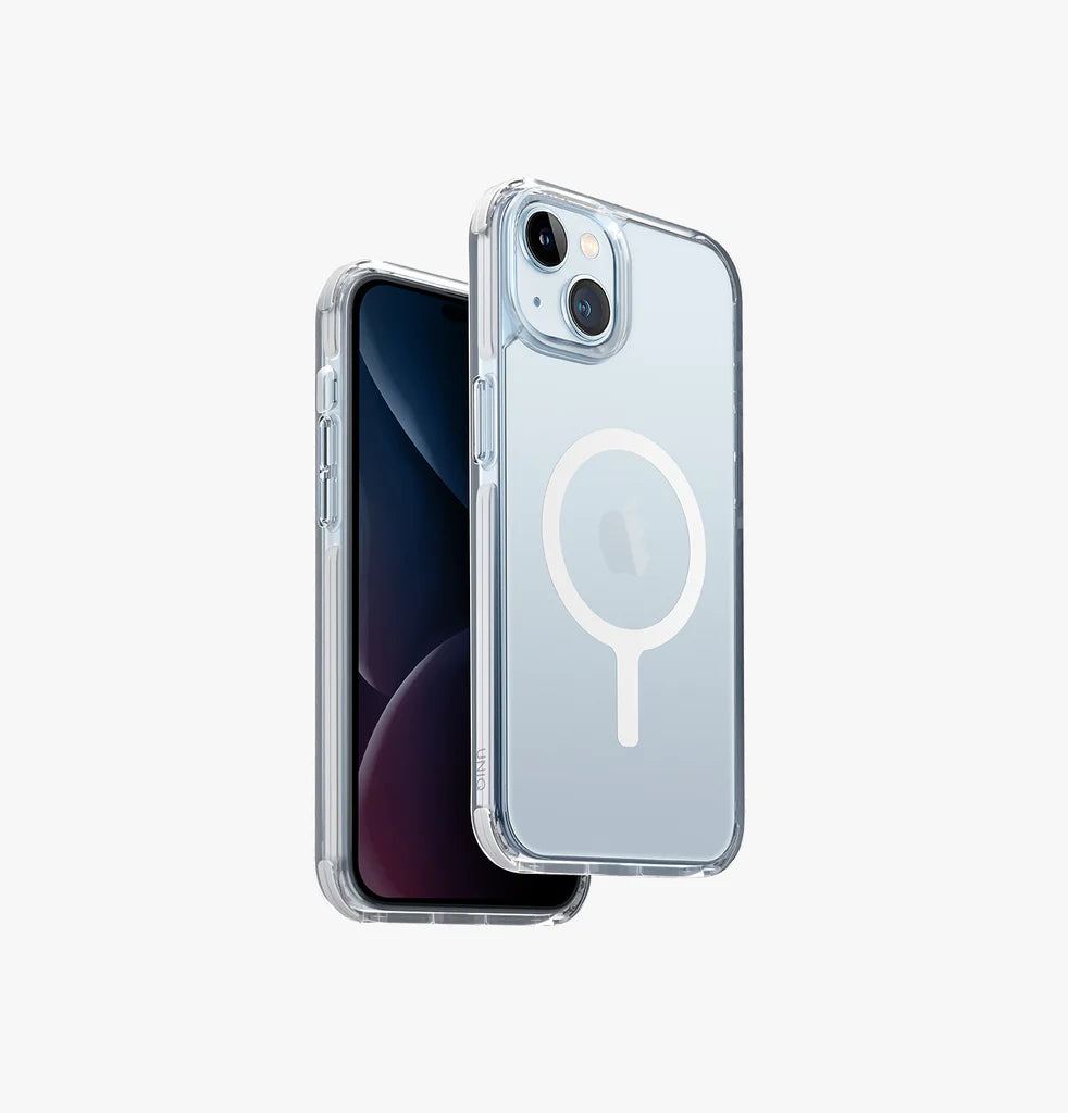 UNIQ HYBRID IPHONE 2023 6.7 MAGCLICK CHARGING COMBAT AF - BLANC WHITE