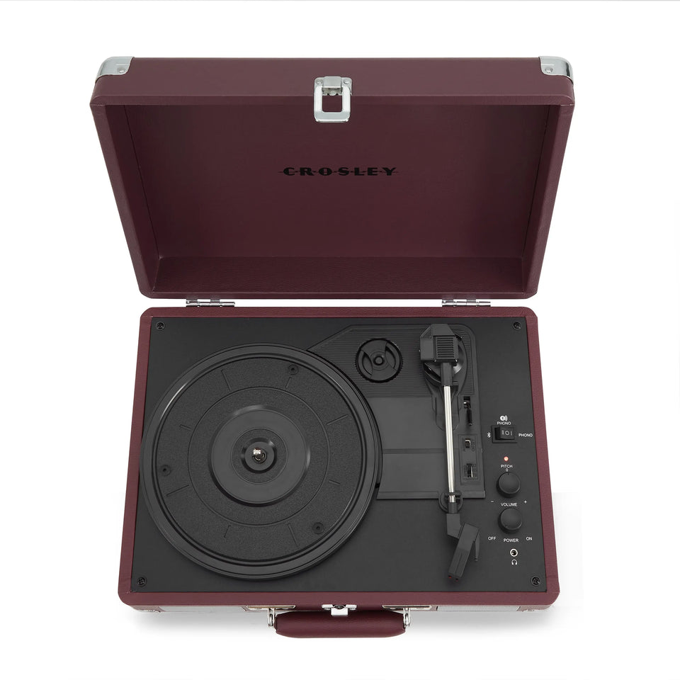Crosley Cruiser Plus Portable Turntable Burgundy