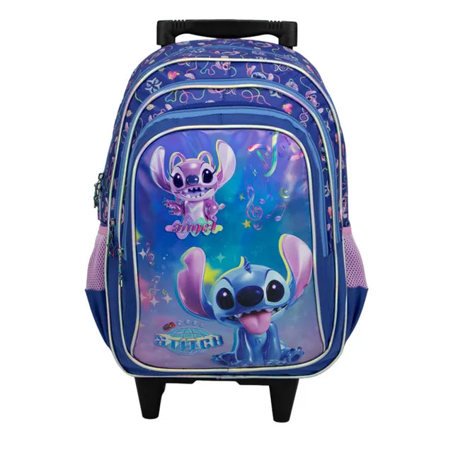 Stitch  16"  Trolley Backpack, 3 Compartments & 2Sp 7417Dsh