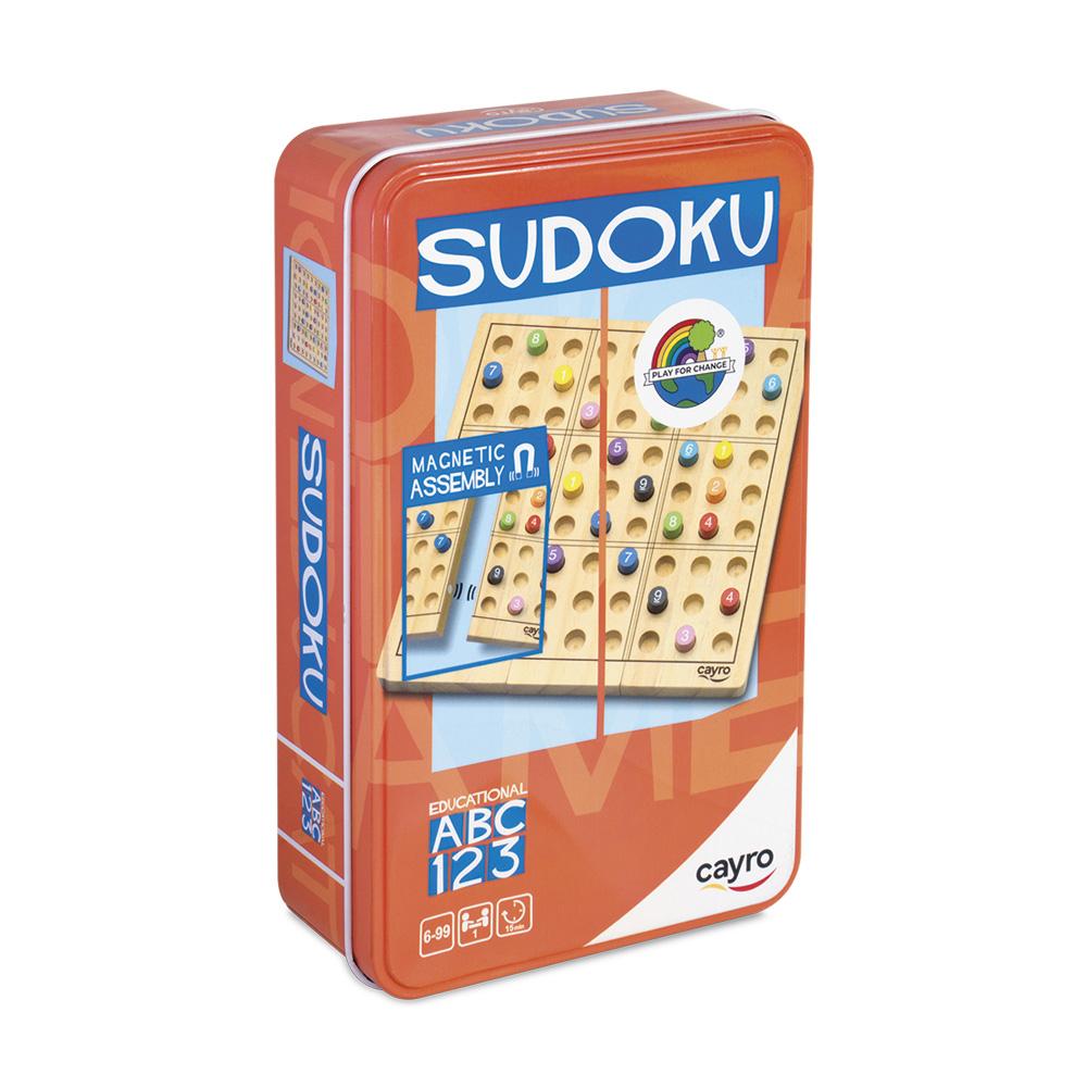 SUDOKU METAL BOX (FSC WOOD)