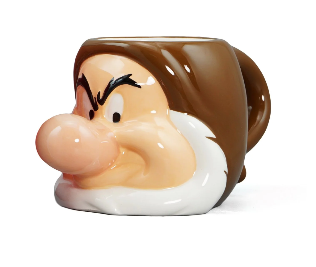 Halfmoon Bay Mug Shaped Boxed 450Ml Disney Snow White Grumpy