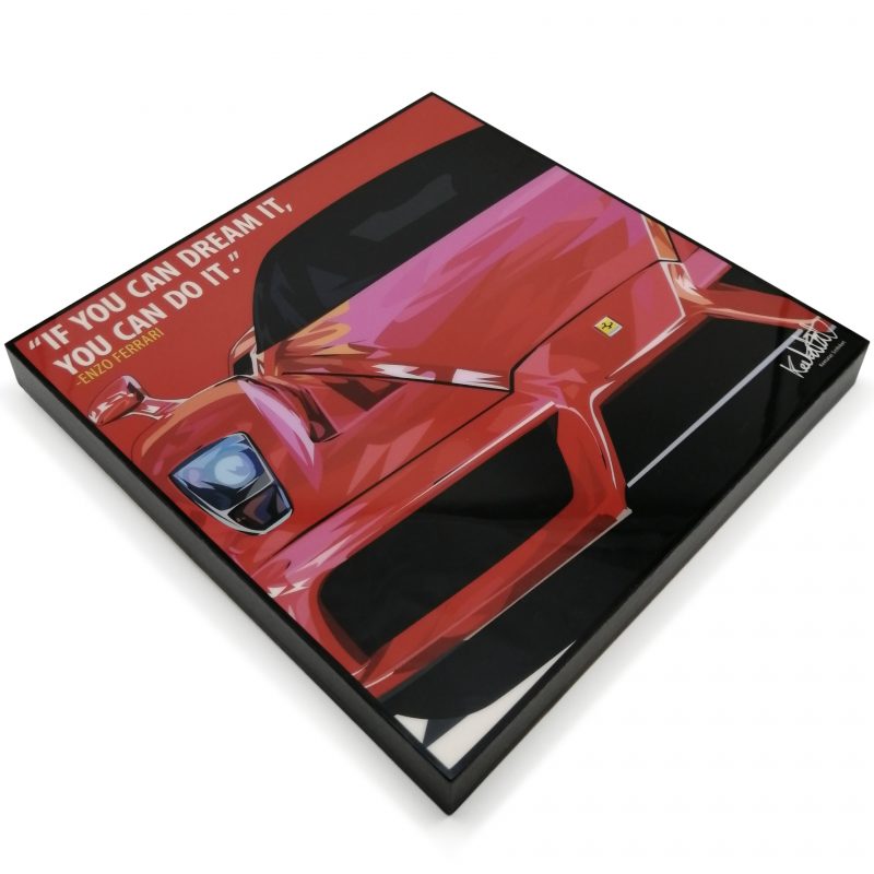 Ferrari Pop Art Poster “If you can dream it, you can do it.”