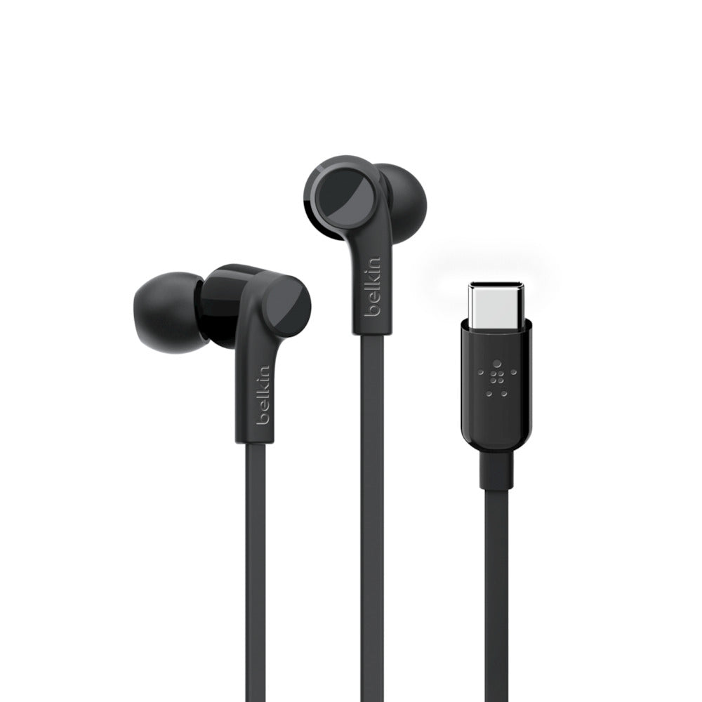 BELKIN - EARPHONES - USB-C - IN-EAR - BLACK
