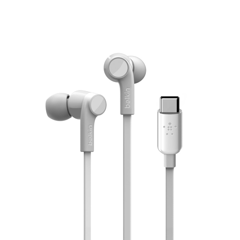 بيلكين - سماعات أذن - USB-C - داخل الأذن - أبيض