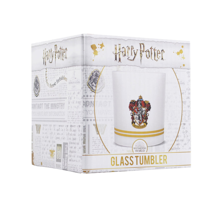 Halfmoon Bay Glass Tumbler Boxed 300Ml Harry Potter Gryffindor