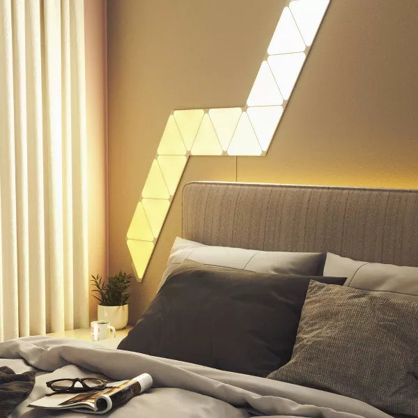 Nanoleaf Shapes Triangles توسعة (3 قطع) - أبيض