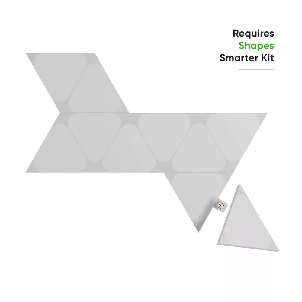 Nanoleaf Shapes Triangles Mini أبيض - 10 قطع - ألواح فقط