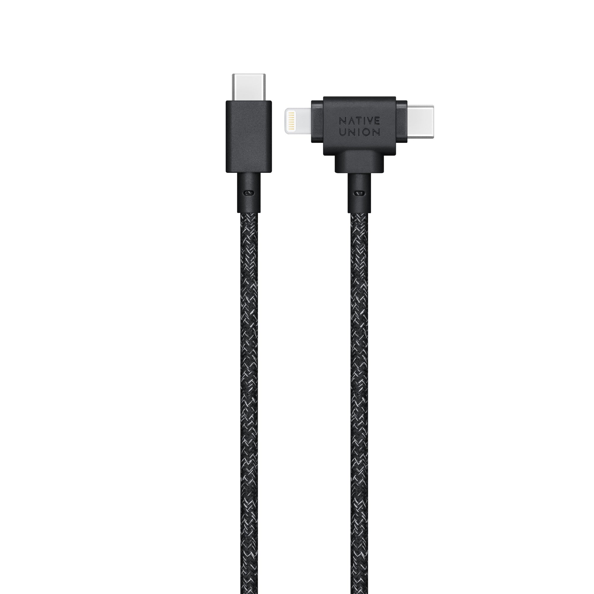 Native Union Belt 1.5M Cable Duo Usb C To C + Lightining Cosmos