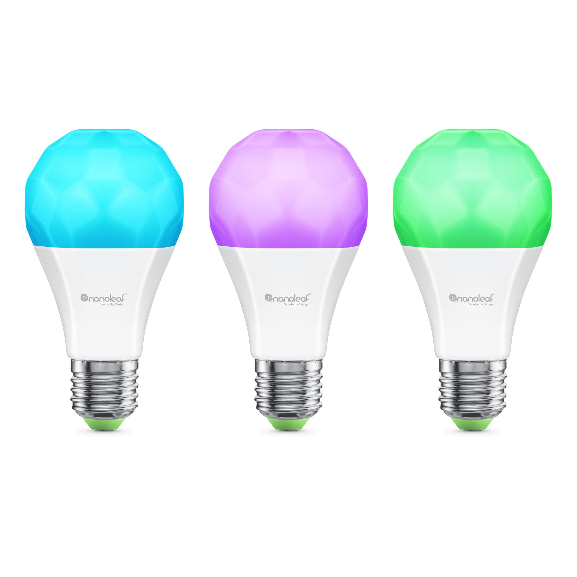 Nanoleaf Essentials Matter لمبة ذكية E27 - 800 لومن - أبيض - 2700K-6500K - 220V/240V - مجموعة 3 قطع