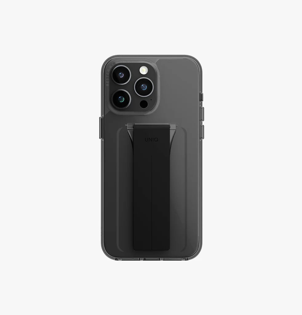 UNIQ HYBRID IPHONE PRO 2023 6.1 HELDRO MOUNT WITH STAND - Vapour Smoke