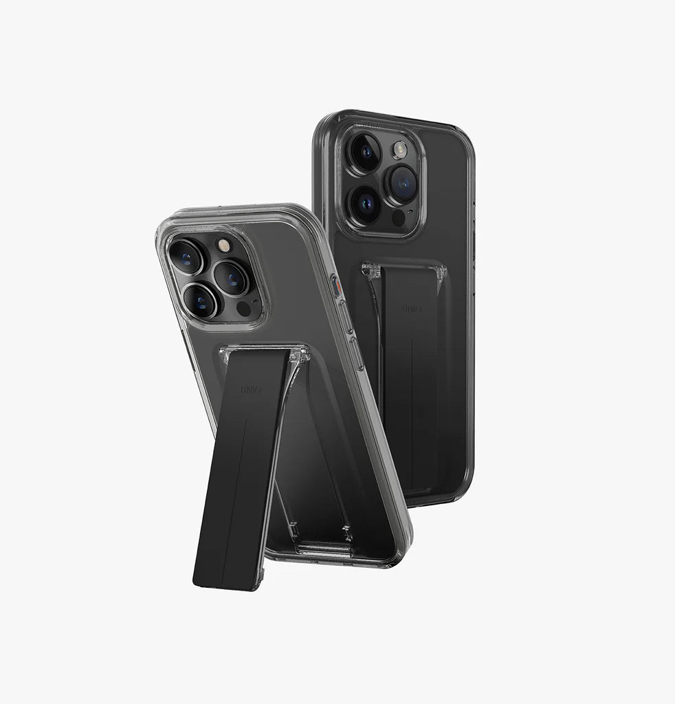 UNIQ HYBRID IPHONE PRO 2023 6.7 HELDRO MOUNT WITH STAND - Vapour Smoke