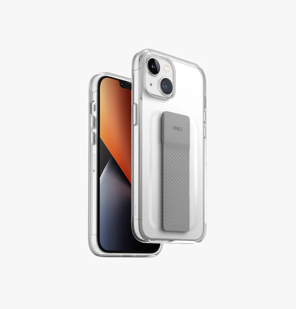 Uniq Hybrid iPhone 14 Heldro Mount Series Lucent Clear Case