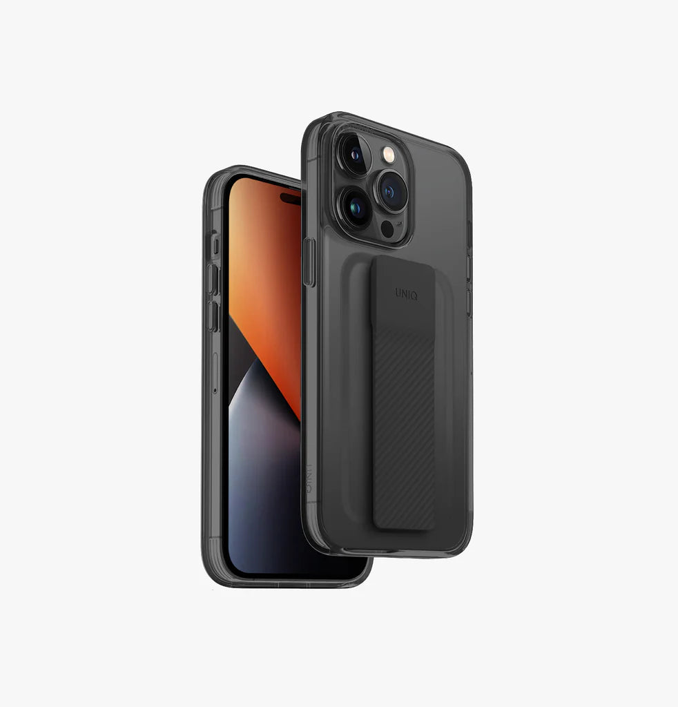 Uniq Hybrid iPhone 14 Pro Heldro Mount Series Vapour Smoke Case