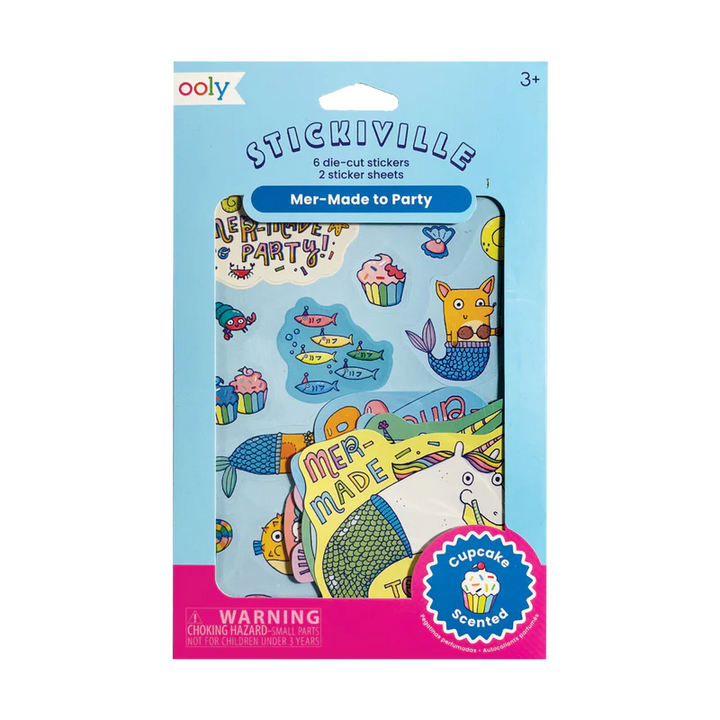 Ooly Stickiville Stickers: Mermade To Party Scented 2 Sheets