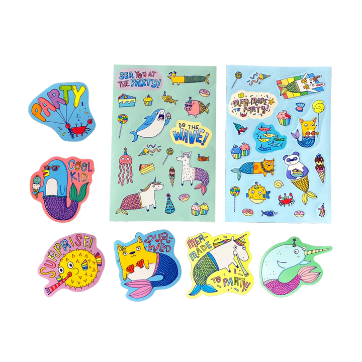 Ooly Stickiville Stickers: Mermade To Party Scented 2 Sheets