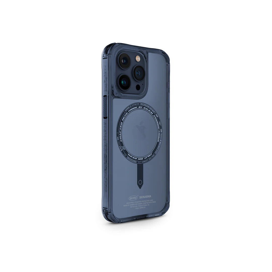 Skinarma iPhone 15 Pro Saido Mag-Charge Case Blue