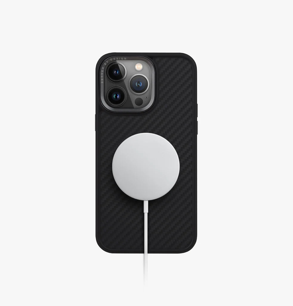 UNIQ HYBRID IPHONE PRO 2023 6.7 MAGCLICK CHARGING KEVA - CARBON BLACK