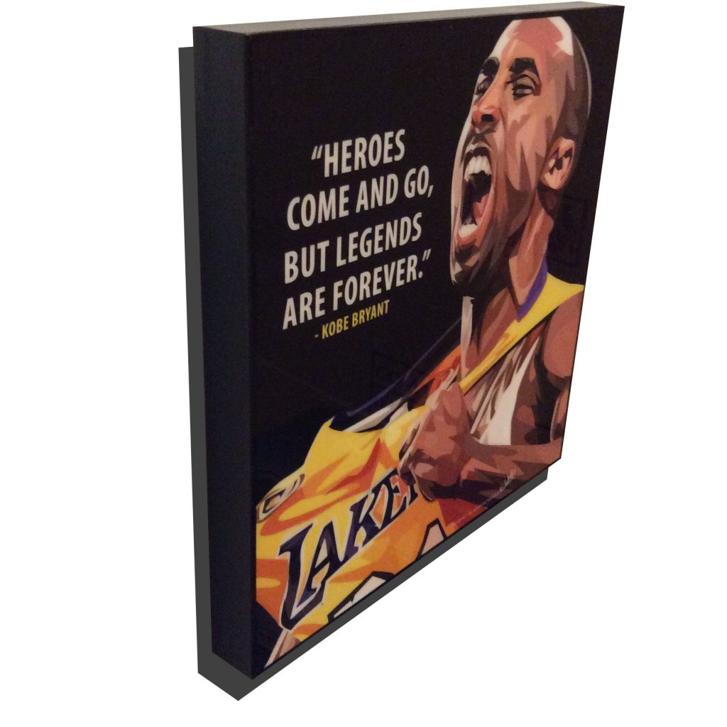 Kobe Bryant Pop Art Poster “Legends are forever”