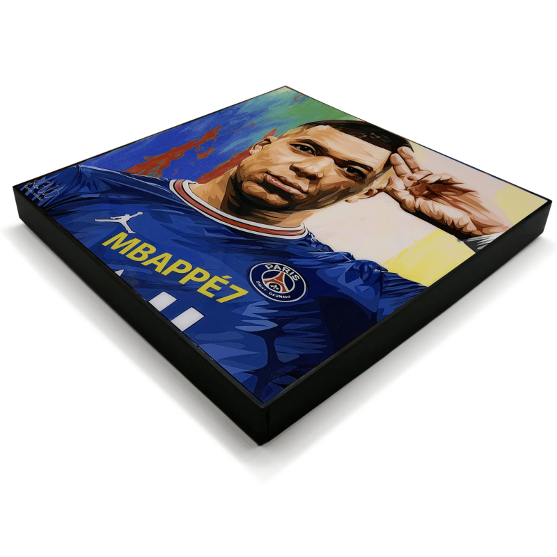 لوحة بوب آرت "كيليان مبابي - MBAPPE7"