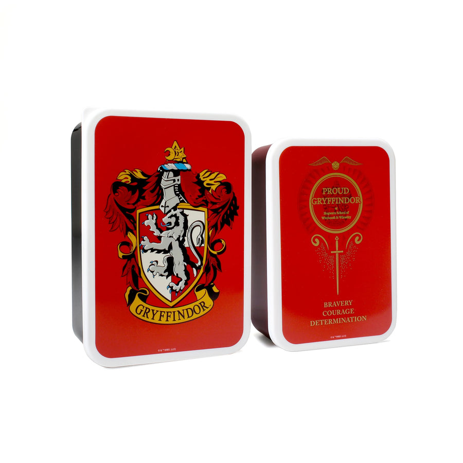 Halfmoon Bay Lunch Box Set Of 2 Harry Potter Gryffindor
