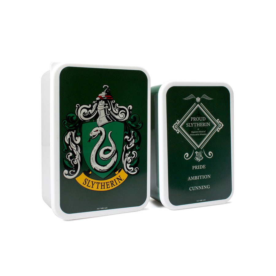 Halfmoon Bay Lunch Box Set Of 2 Harry Potter Slytherin