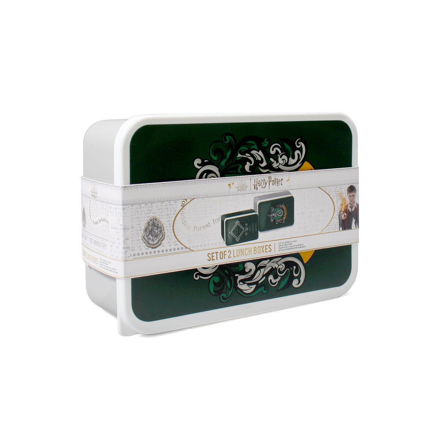 Halfmoon Bay Lunch Box Set Of 2 Harry Potter Slytherin