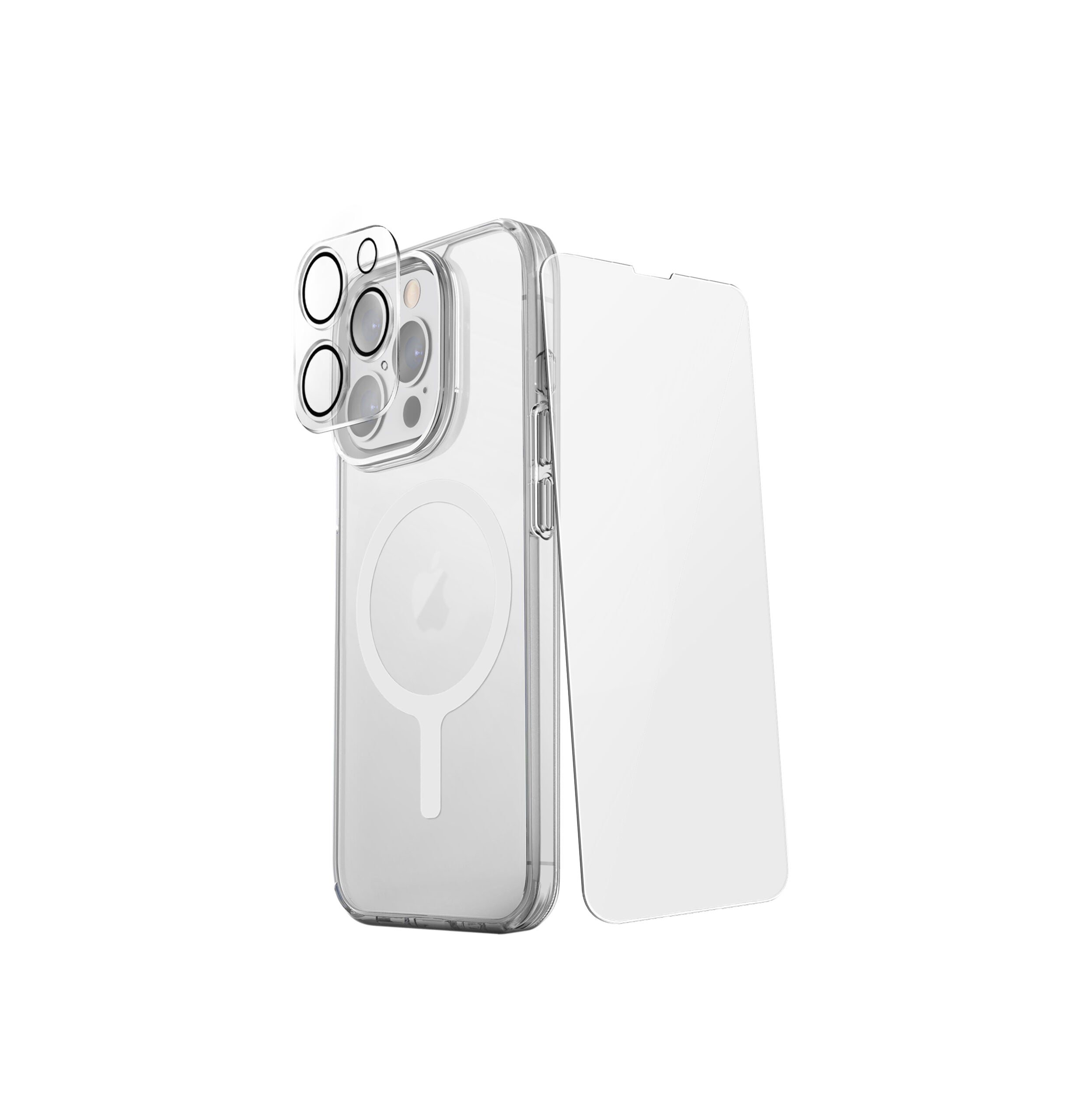 Uniq iPhone 15 Pro Max Magclick Charging Lifepro Xtreme AF 360 Protection Bundle Pack