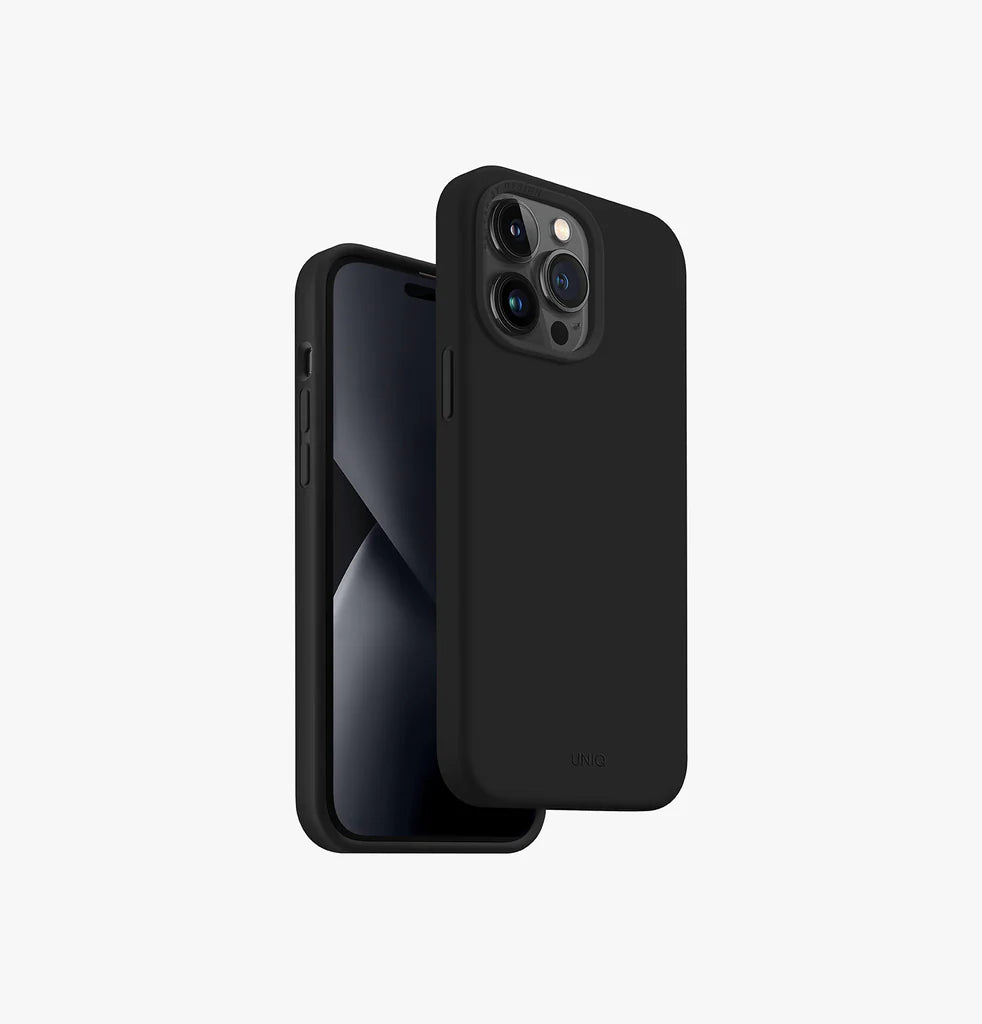 Uniq Hybrid iPhone 14 Pro Max Lino Midnight Black Case