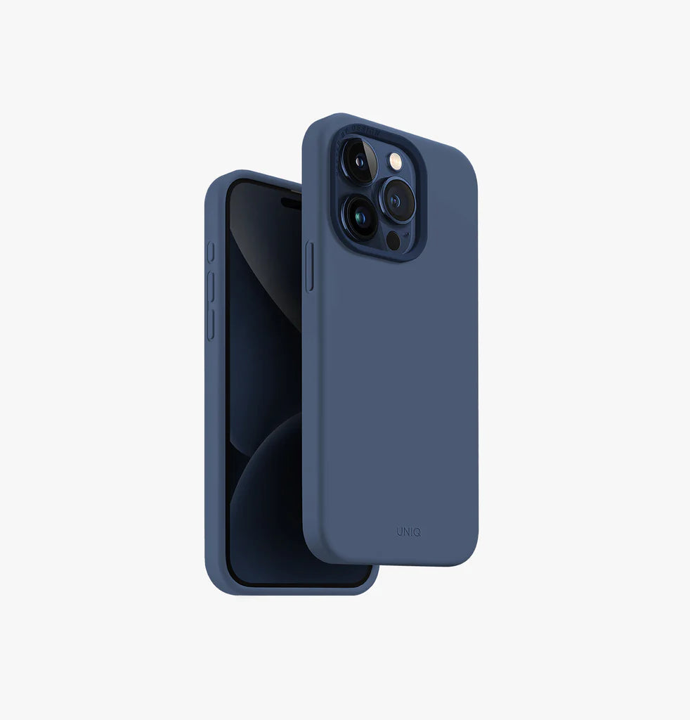 UNIQ HYBRID IPHONE PRO 2023 6.1 MAGCLICK CHARGING LINO HUE - NAVY BLUE