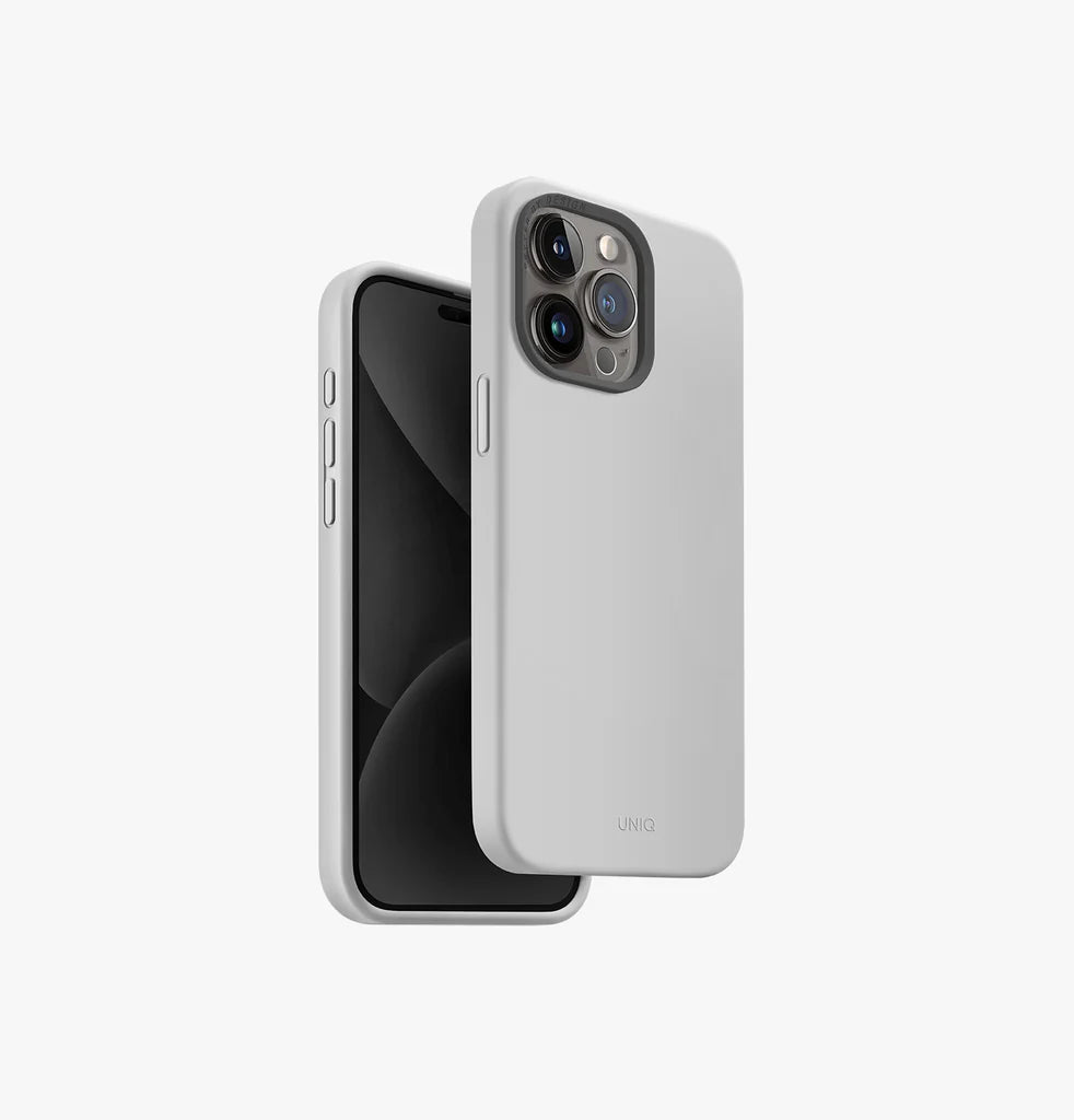 UNIQ HYBRID IPHONE PRO 2023 6.7 MAGCLICK CHARGING LINO HUE - CHALK GREY CHALK GREY